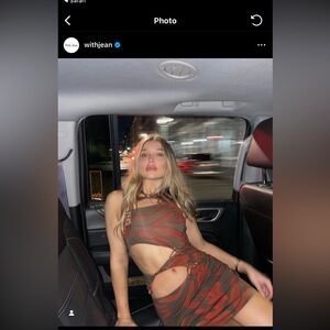 With Jean Ophelia dress size Small